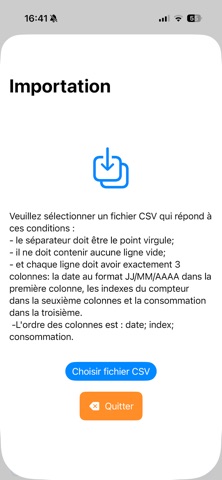 Compteur gaz screenshot