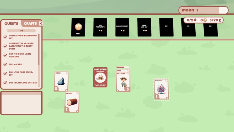 Card World - craft & survive screenshot-3