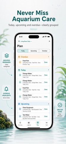 Aquarium Log: Tank Tracker iPhone screenshot