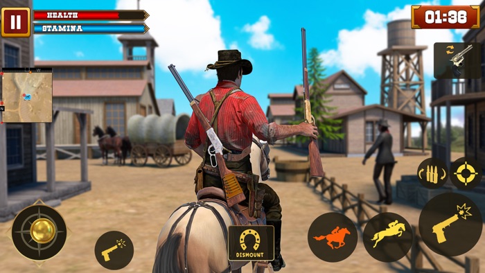 Rider Cowboy Shooting Survival