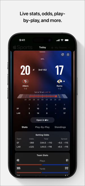 ‎Apple Sports Screenshot