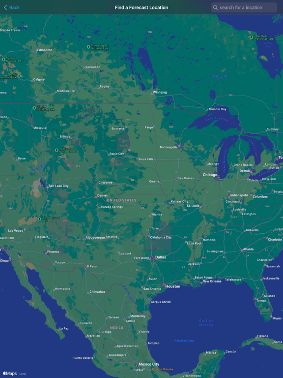 Local Weather Radio Forecast iPad screenshot 3 - Weather app