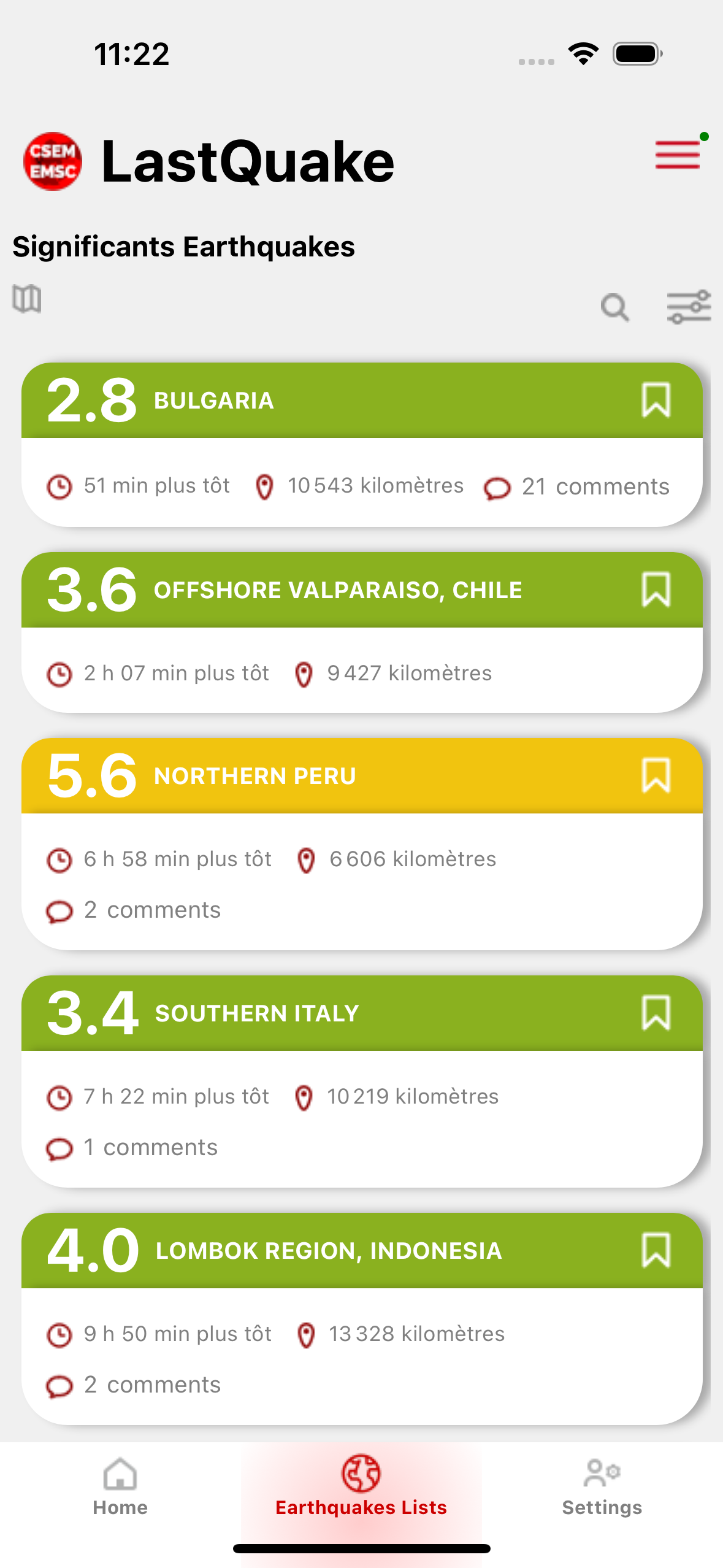 LastQuake