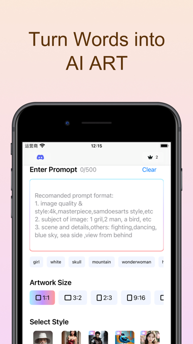 Viszy AI: New Avatar Maker iPhone screenshot 3 - Graphics & Design app