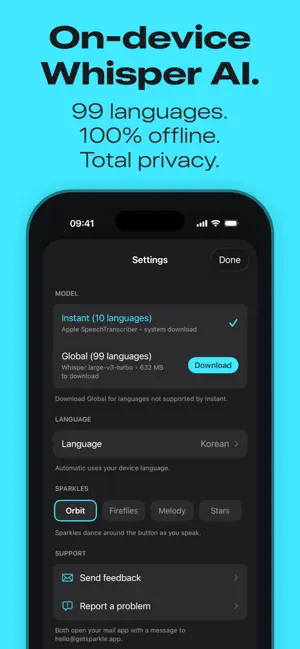 Sparkle: AI Dictation Keyboard screenshot 4