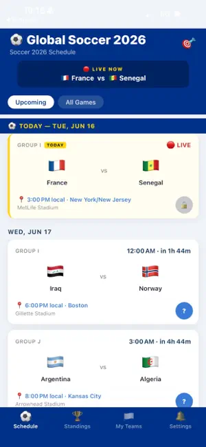 Global Soccer Timer 2026 screenshot 1