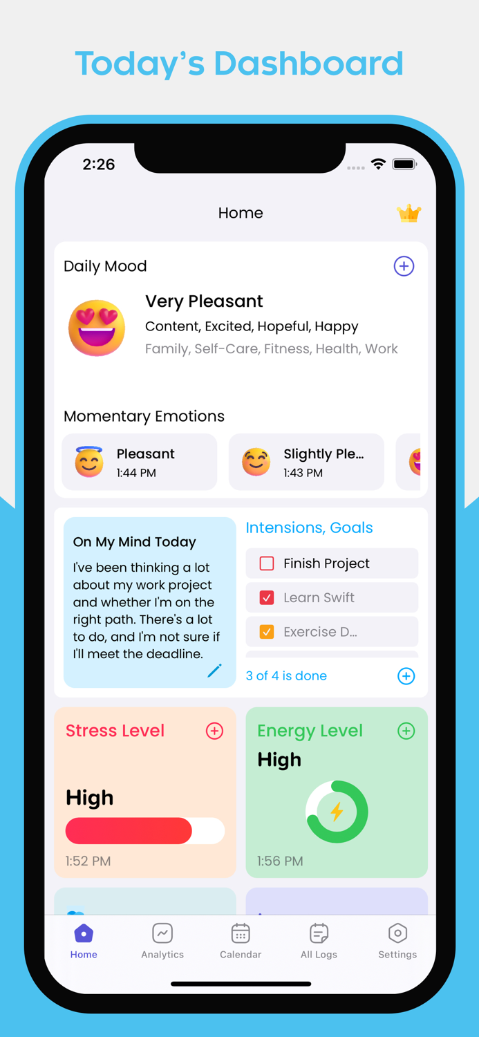 Mental Well-Being Tracker