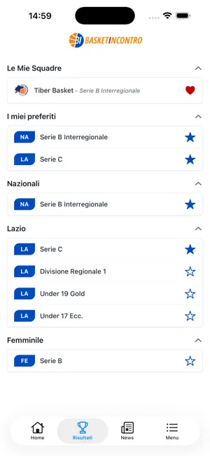 Basketincontro screenshot 2