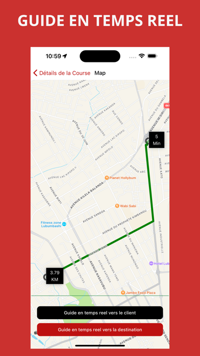 Raka Driver iPhone screenshot 4 - Travel app