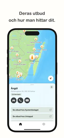 Screenshot von Mikrobryggerier auf dem iPhone 4
