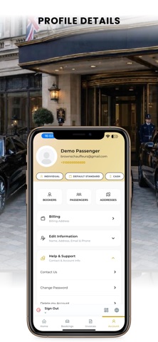 Browns Chauffeurs screenshot