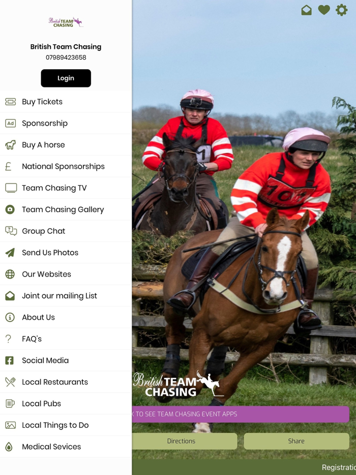 British Team Chasing