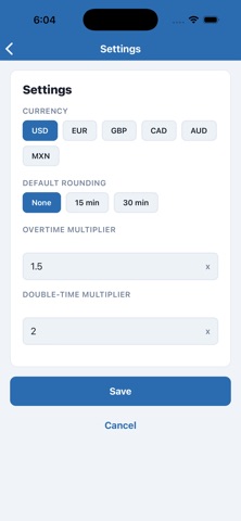 Overtime Pay Pro: Wage Calc Screenshot 3 of 3