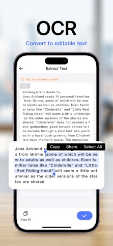 Lens Scanner - Scan PDF App iPhone screenshot