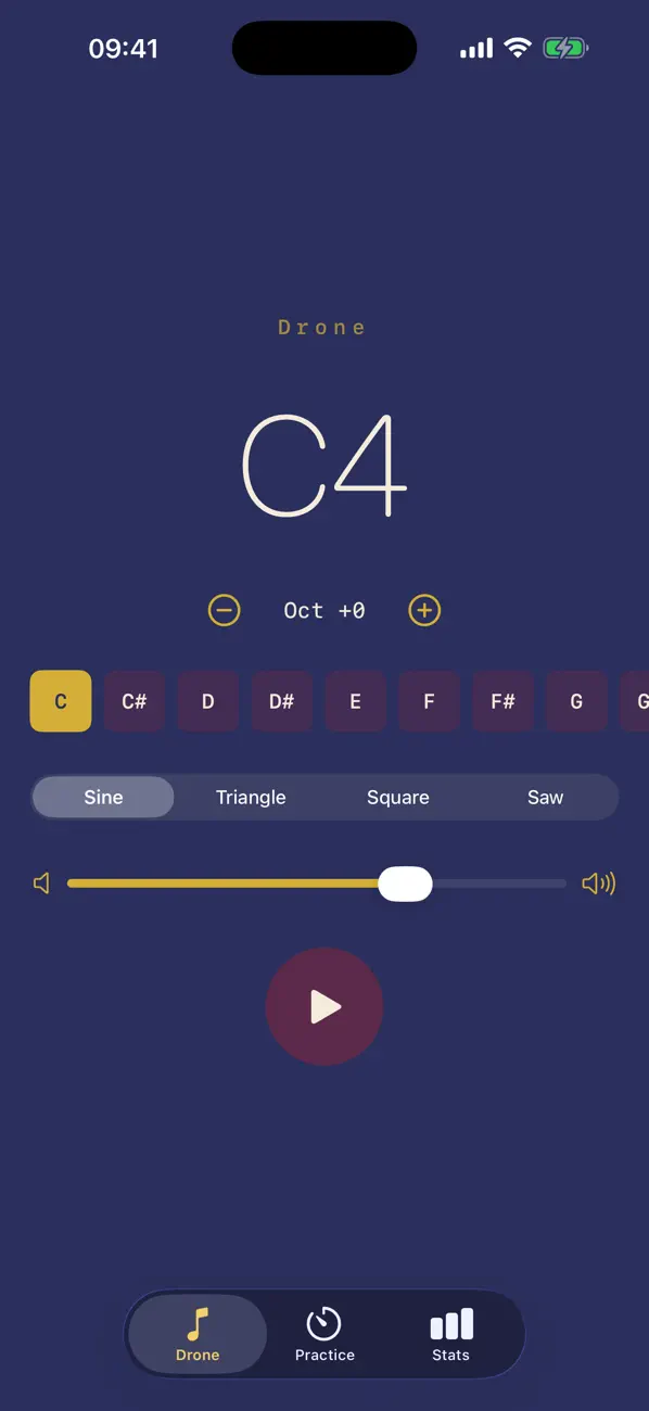Screenshot #1 pour Drone Tone — Tonic Drone