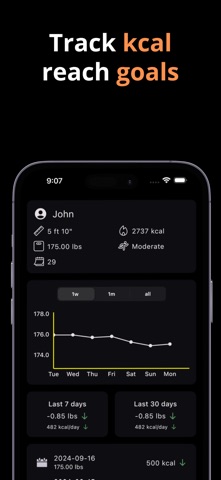 Calorie Intake Tracker Screenshot 4 of 4