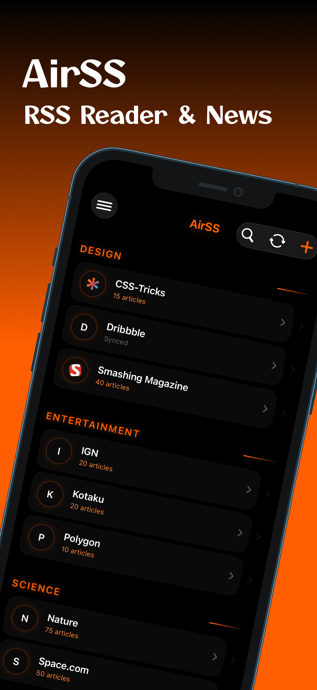 AirSS - Fast Rss reader