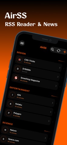 AirSS - Fast Rss reader Screenshot 1 of 5