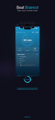 HabitUnlock: Screen Time Screenshot 1 of 10