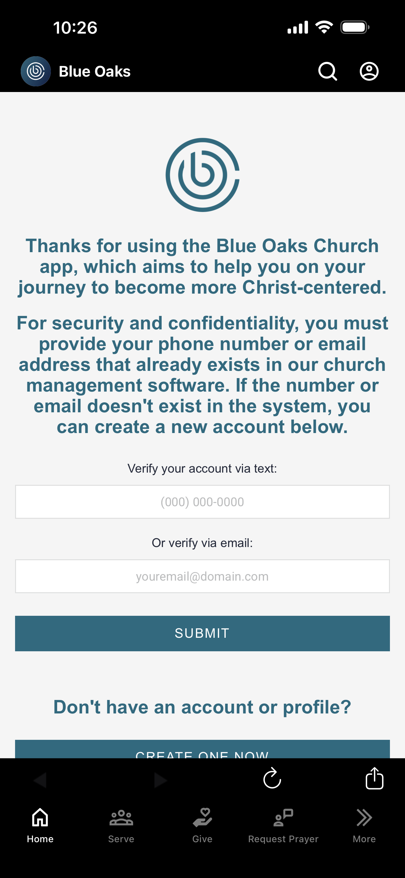 Blue Oaks Church