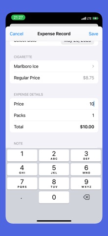 Quit Smoking Vaping Smoke Free iPhone screenshot