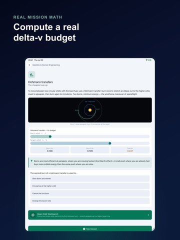 Orbit Lab: Kepler Physics iPad screenshot