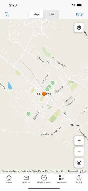 St. Helena Grapevine screenshot 2