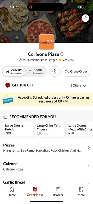 Corleone Pizza Wigan screenshot 2