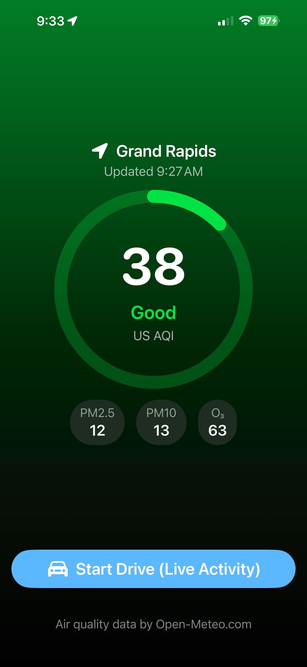 Screenshot 1 of Drive AQI