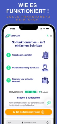 SofortArzt iPhone screenshot 3