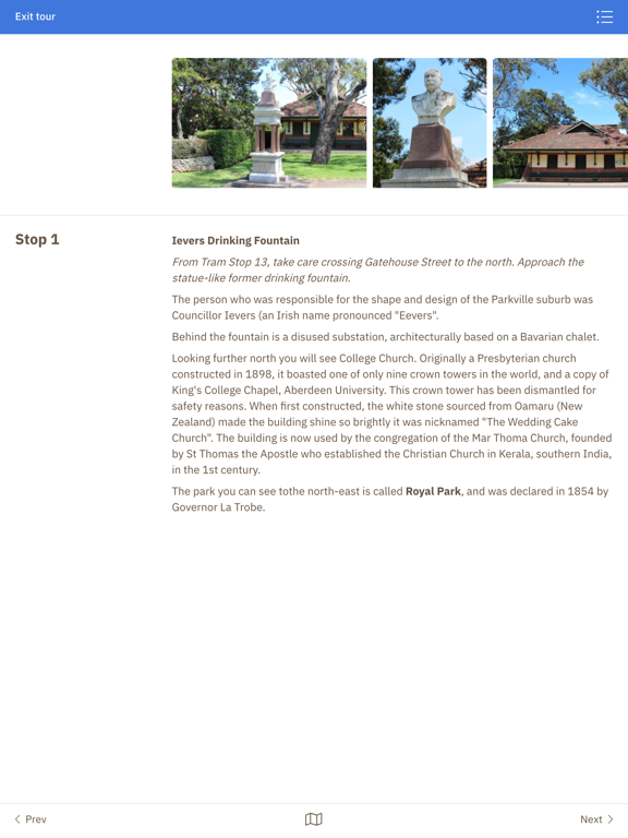 Screenshot #5 pour Parkville Heritage Walks