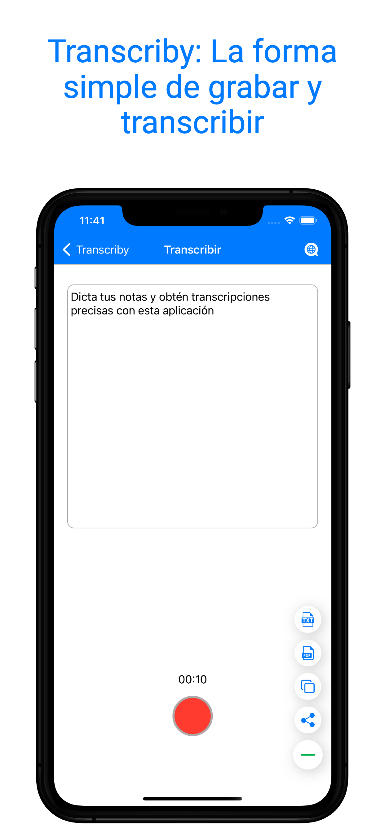 Transcriby - Dictado a texto
