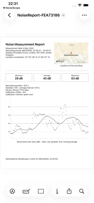 NoiseScope screenshot 3