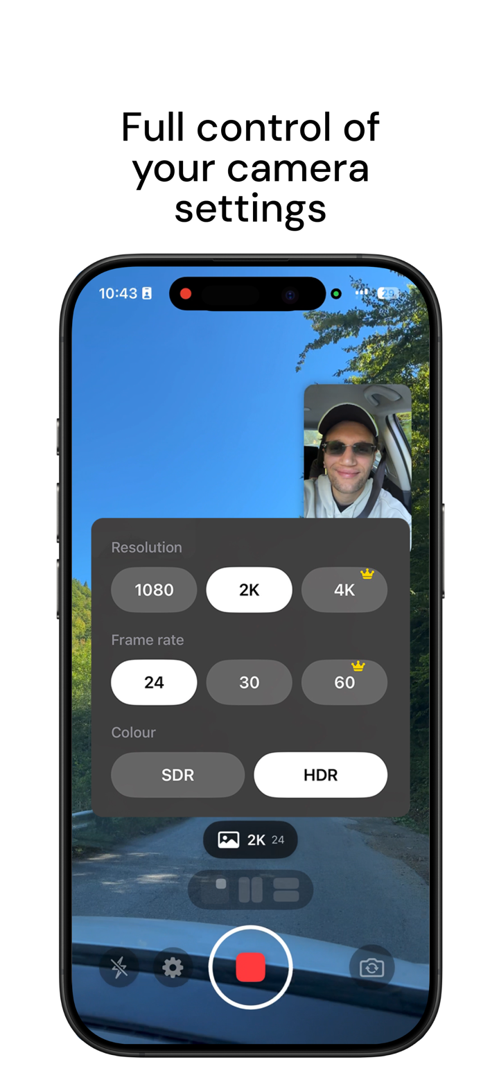 Splitgram 双摄像头录制器 screenshot 4