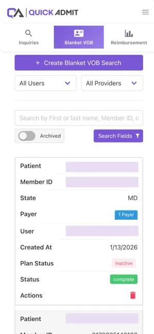 QuickAdmit screenshot 3