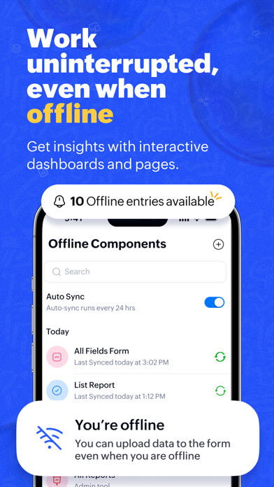 Zoho Creator:Low-code Platform iPhone screenshot 8 - Business app
