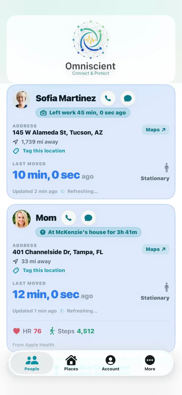 Screenshot #3 pour Omniscient: Family Check-In