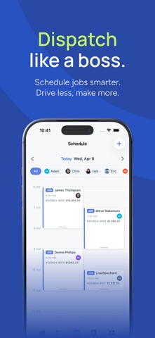 WorkBoss Service Management screenshot