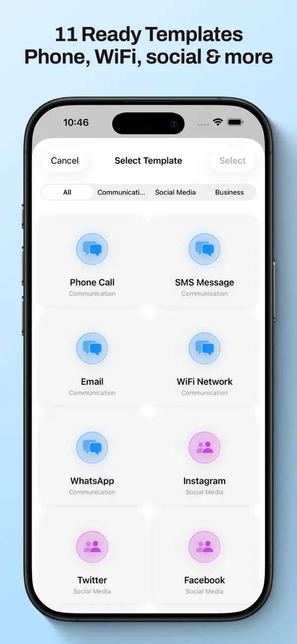 #3. QR Generator: Code Maker (iOS) Ved: Luis Rosas