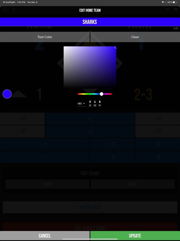 BT Baseball Controller iPad screenshot 4 - Sports app