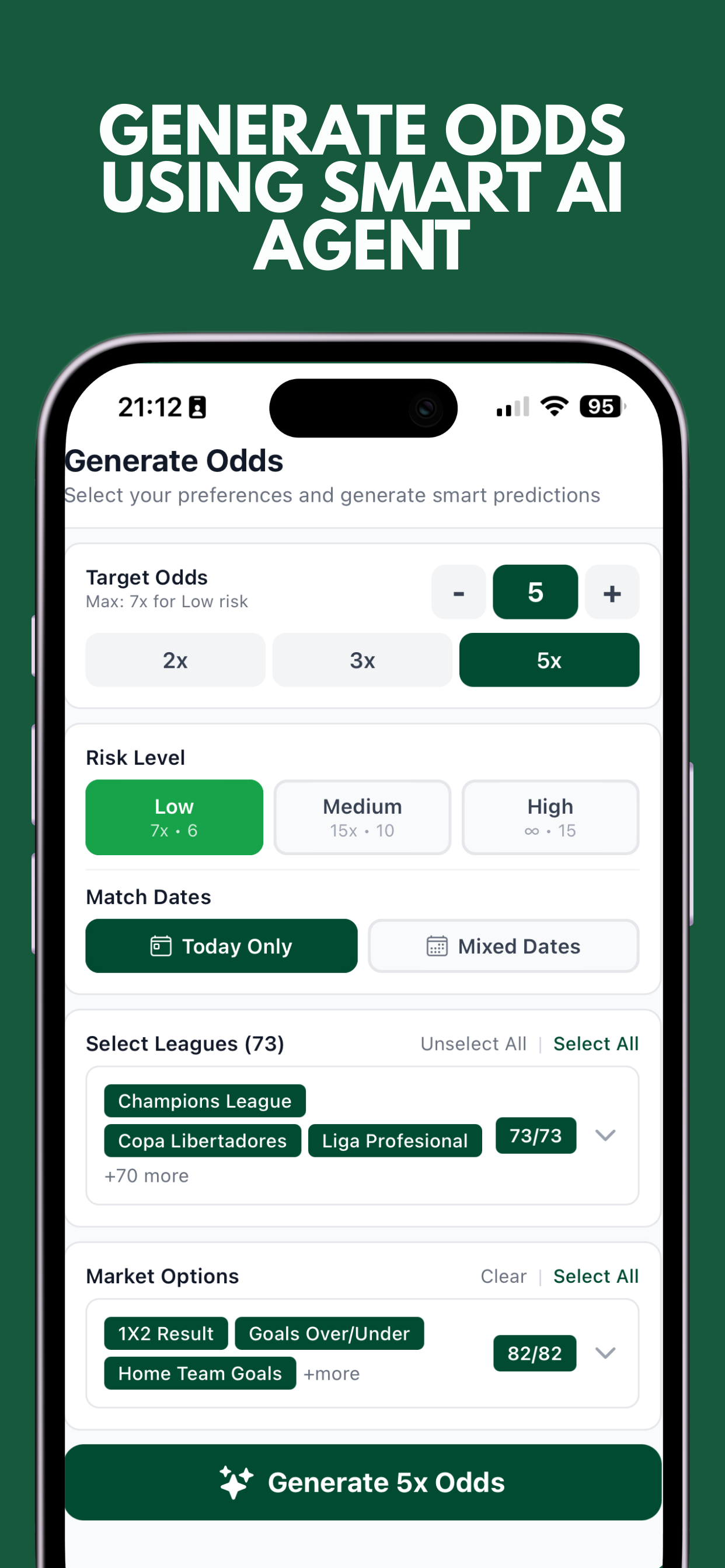 Oddly: AI Match Odds Generator