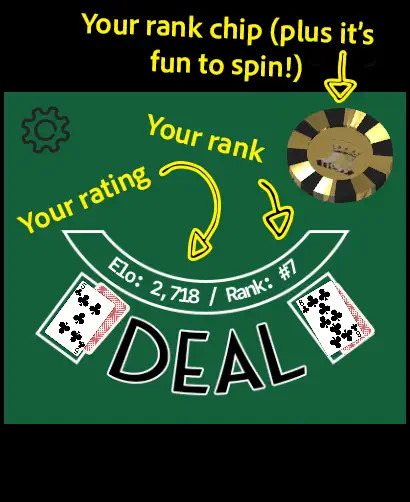 Screenshot #1 pour Blackjack: Ranked