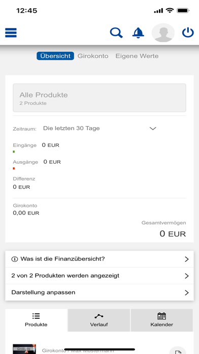 Bank Burgenland Banking Screenshot