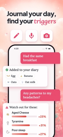 Triggerbites AI: Food Diary Screenshot 2 of 8