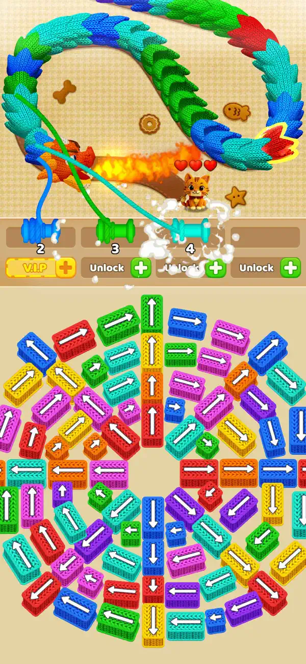 Wool Crush -Escape Traffic Jam iOS Mod IPA screenshot 6 - iOS game interface