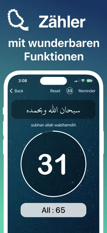 Azkar : Gebetszeiten & Athan screenshot 6 of 10