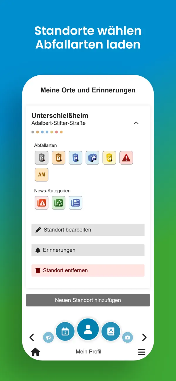 Screenshot #3 pour Unterschleissheim Abfall-App