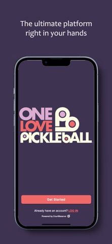One Love Pickleball iPhone screenshot