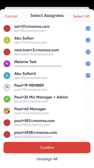Momos Business Manager Screenshot