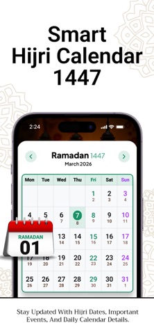 Islamic Calendar - Hijri Date Screenshot 2 of 5